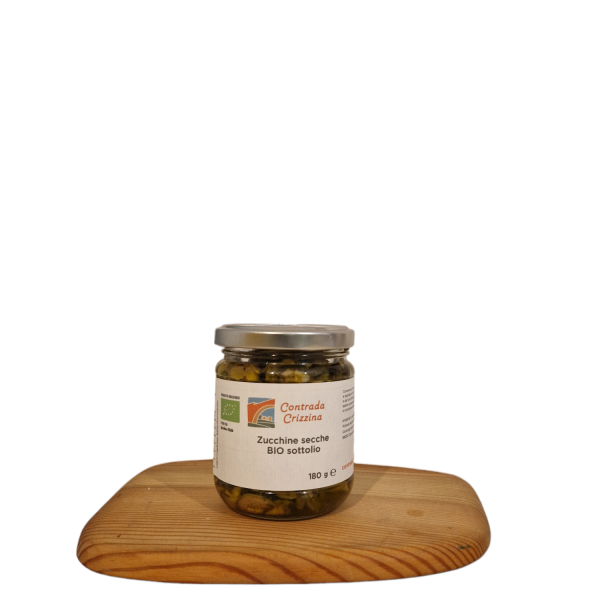 Zucchine secche Bio sott'olio - Contrada Crizzina