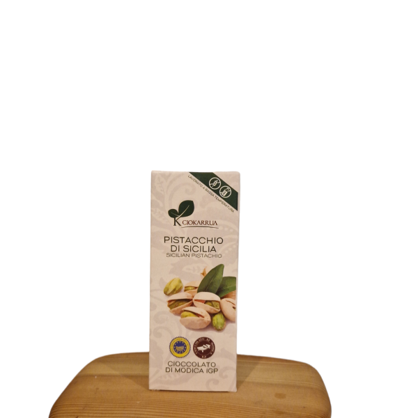 Cioccolato di Modica IGP al pistacchio - Ciokarrua
